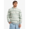 QUIKSILVER FELPA GARZATA GREAT OTWAY CAPPUCCIO ABBEY STONE GREY OTWAY