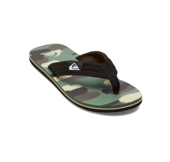 QUIKSILVER INFRADITO MOLOKAI LAYBACK BLACK BROWN GREEN