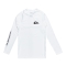 QUIKSILVER LYCRA MANICA LUNGA EVERYDAY RAGAZZO UPF50 8-16 WHITE