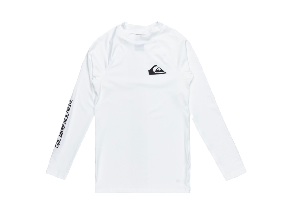 QUIKSILVER LYCRA MANICA LUNGA EVERYDAY RAGAZZO UPF50 8-16 WHITE