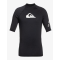 QUIKSILVER LYCRA SURF ALL TIME MANICA CORTA UPF50 BLACK