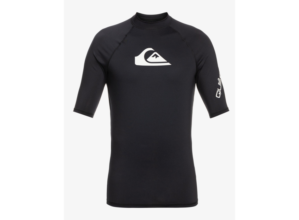 QUIKSILVER LYCRA SURF ALL TIME MANICA CORTA UPF50 BLACK