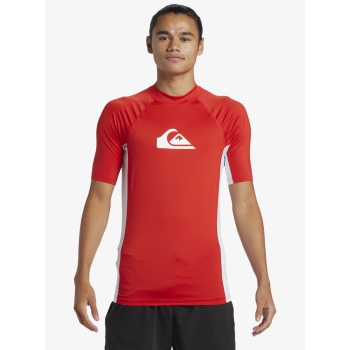 QUIKSILVER LYCRA SURF EVERYDAY COMP MANICA CORTA UPF50 RED