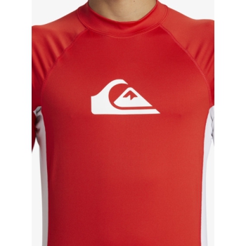 QUIKSILVER LYCRA SURF EVERYDAY COMP MANICA CORTA UPF50 RED