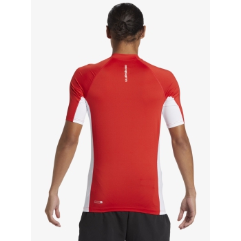 QUIKSILVER LYCRA SURF EVERYDAY COMP MANICA CORTA UPF50 RED