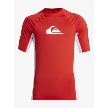 QUIKSILVER LYCRA SURF EVERYDAY COMP MANICA CORTA UPF50 RED