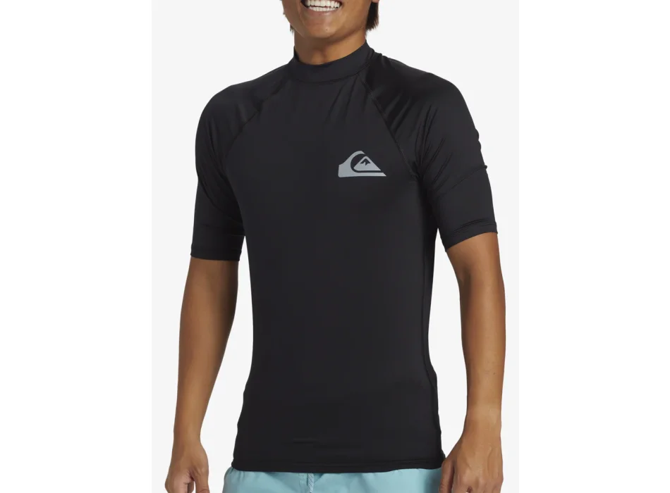 QUIKSILVER LYCRA SURF EVERYDAY MANICA CORTA UPF50 BLACK