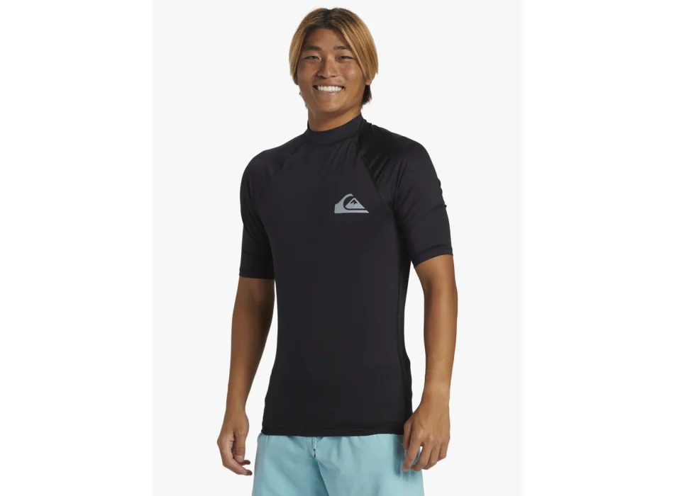 QUIKSILVER LYCRA SURF EVERYDAY MANICA CORTA UPF50 BLACK