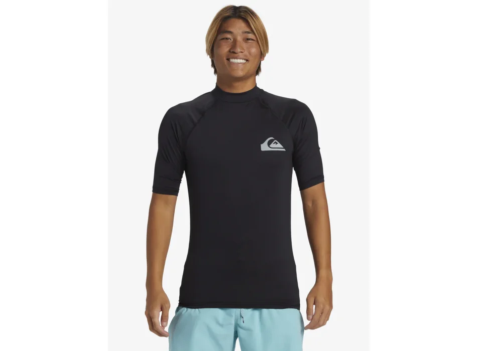 QUIKSILVER LYCRA SURF EVERYDAY MANICA CORTA UPF50 BLACK