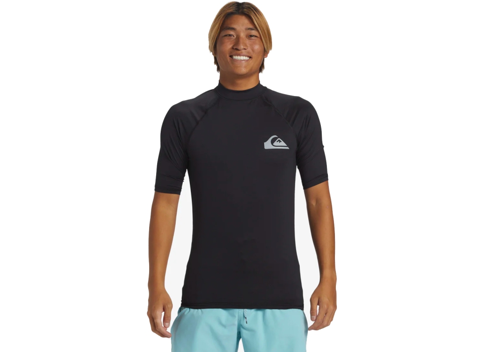 QUIKSILVER LYCRA SURF EVERYDAY MANICA CORTA UPF50 BLACK