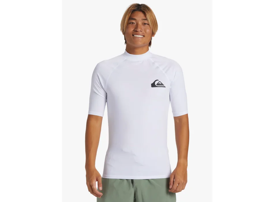 QUIKSILVER LYCRA SURF EVERYDAY MANICA CORTA UPF50 WHITE