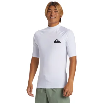 QUIKSILVER LYCRA SURF EVERYDAY MANICA CORTA UPF50 WHITE