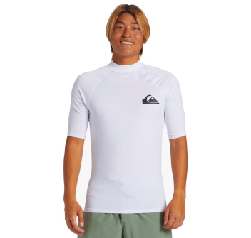 QUIKSILVER LYCRA SURF EVERYDAY MANICA CORTA UPF50 WHITE