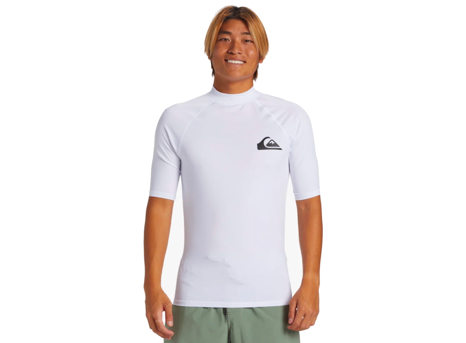 QUIKSILVER LYCRA SURF EVERYDAY MANICA CORTA UPF50 WHITE