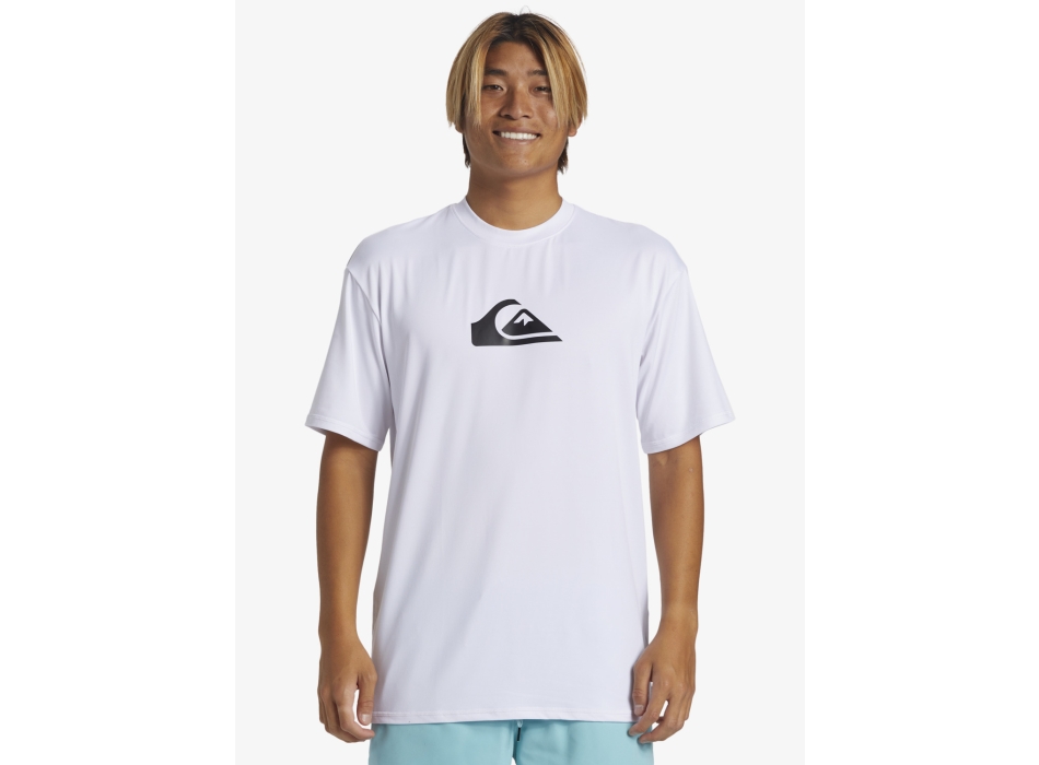 QUIKSILVER LYCRA SURF EVERYDAY MANICA CORTA UPF50 WHITE