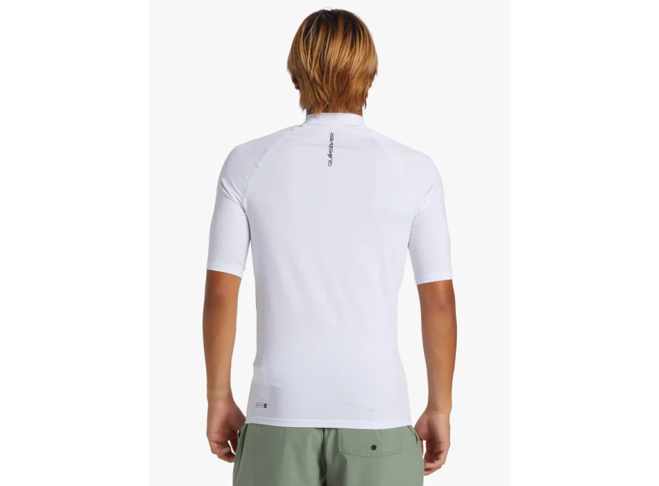 QUIKSILVER LYCRA SURF EVERYDAY MANICA CORTA UPF50 WHITE