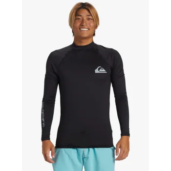 QUIKSILVER LYCRA SURF EVERYDAY MANICA LUNGA UPF50 BLACK