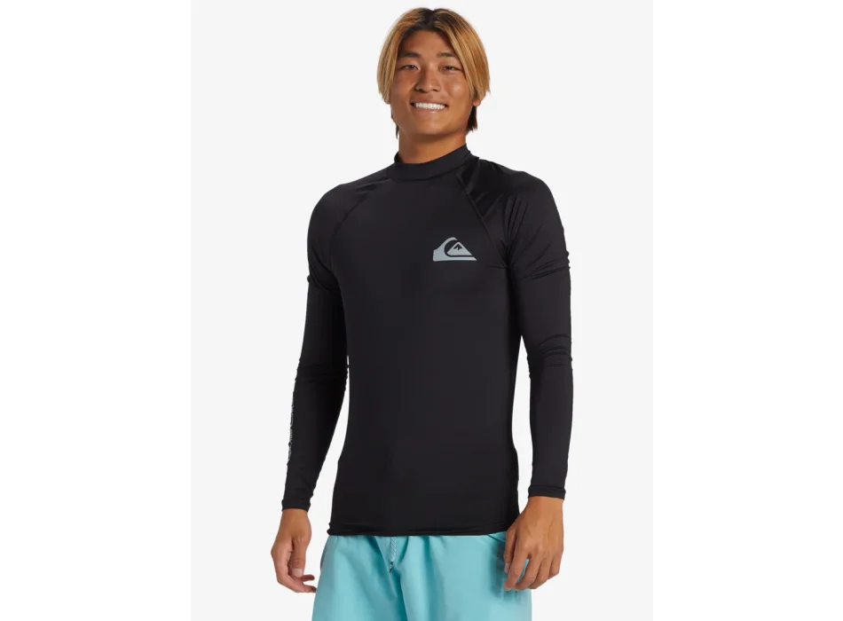 QUIKSILVER LYCRA SURF EVERYDAY MANICA LUNGA UPF50 BLACK