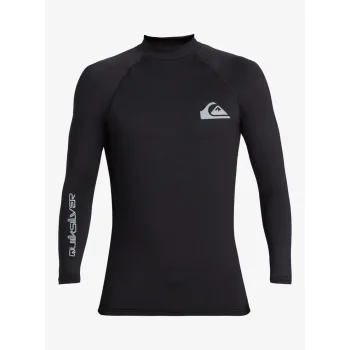 QUIKSILVER LYCRA SURF EVERYDAY MANICA LUNGA UPF50 BLACK