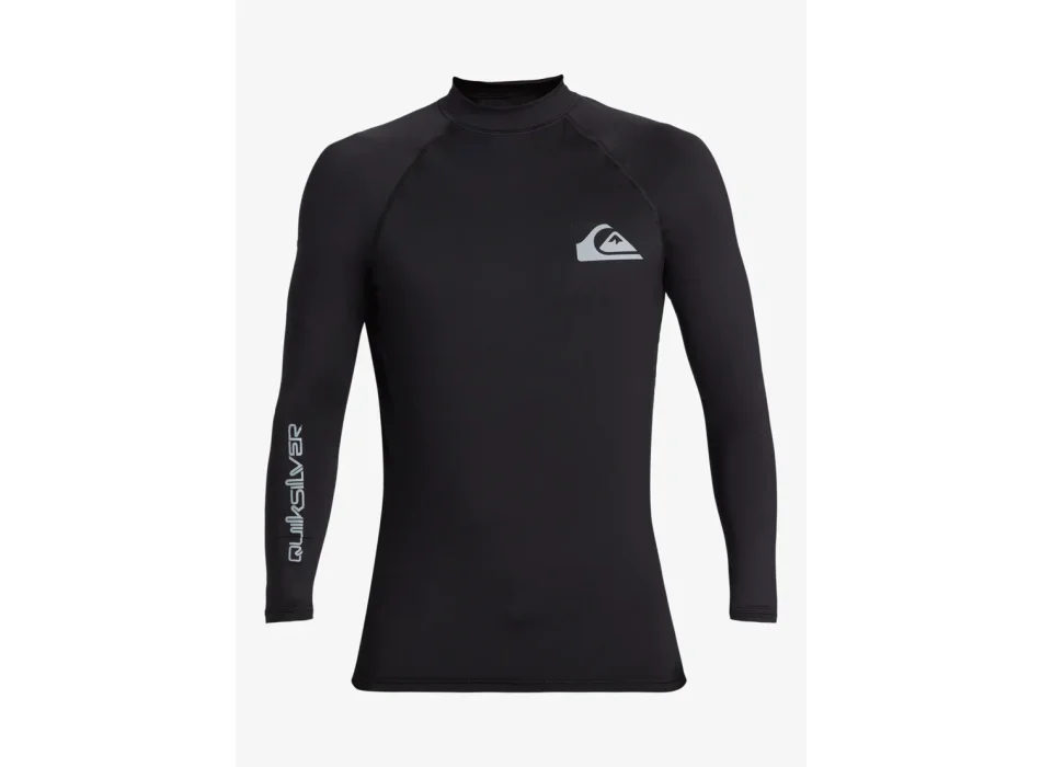 QUIKSILVER LYCRA SURF EVERYDAY MANICA LUNGA UPF50 BLACK