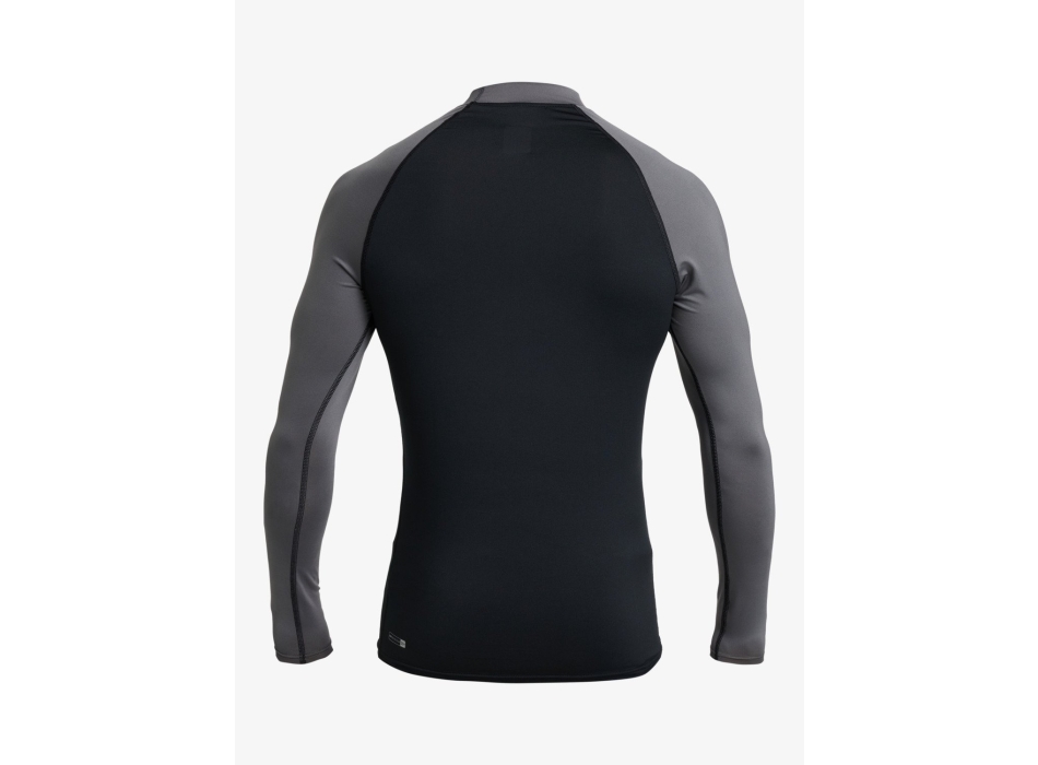 QUIKSILVER LYCRA SURF EVERYDAY MANICA LUNGA UPF50 BLACK IRON GATE