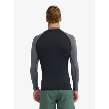 QUIKSILVER LYCRA SURF EVERYDAY MANICA LUNGA UPF50 BLACK IRON GATE
