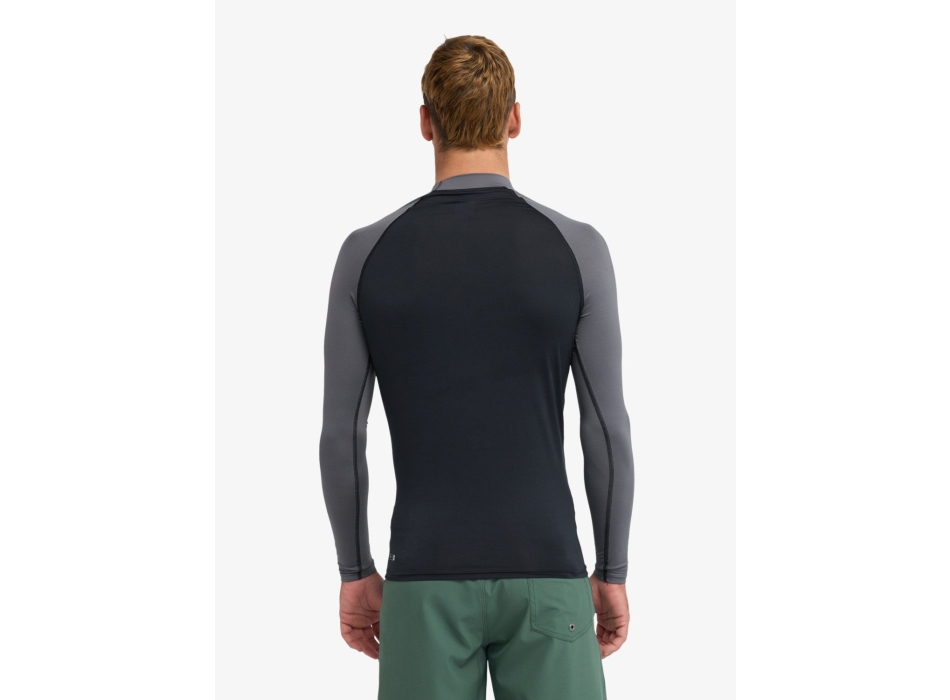QUIKSILVER LYCRA SURF EVERYDAY MANICA LUNGA UPF50 BLACK IRON GATE