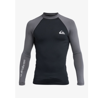 QUIKSILVER LYCRA SURF EVERYDAY MANICA LUNGA UPF50 BLACK IRON GATE