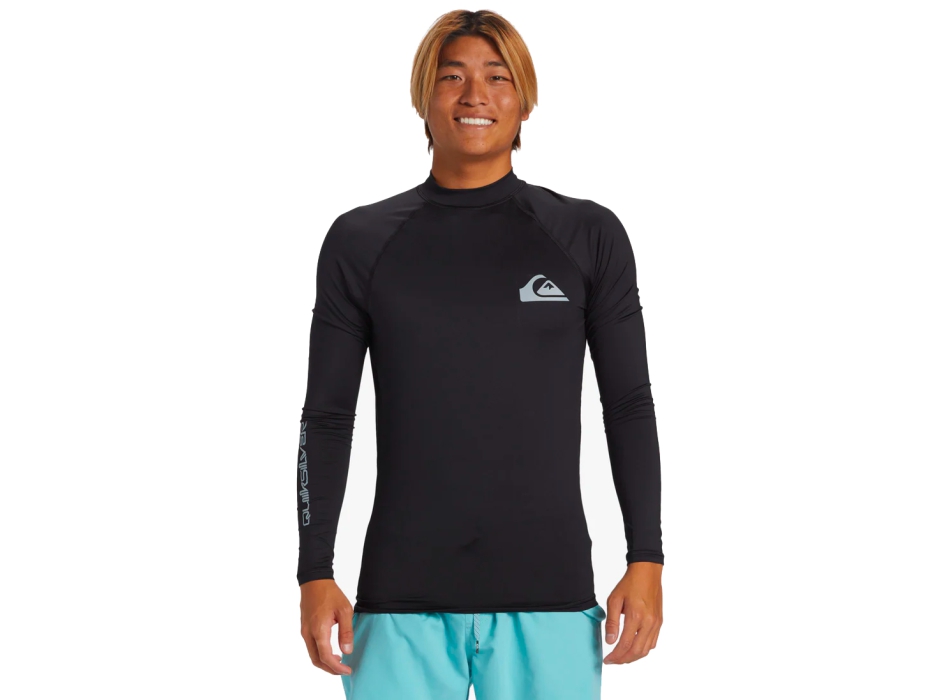 QUIKSILVER LYCRA SURF EVERYDAY MANICA LUNGA UPF50 BLACK