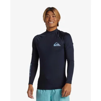 QUIKSILVER LYCRA SURF EVERYDAY MANICA LUNGA UPF50 BLUE