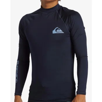 QUIKSILVER LYCRA SURF EVERYDAY MANICA LUNGA UPF50 BLUE