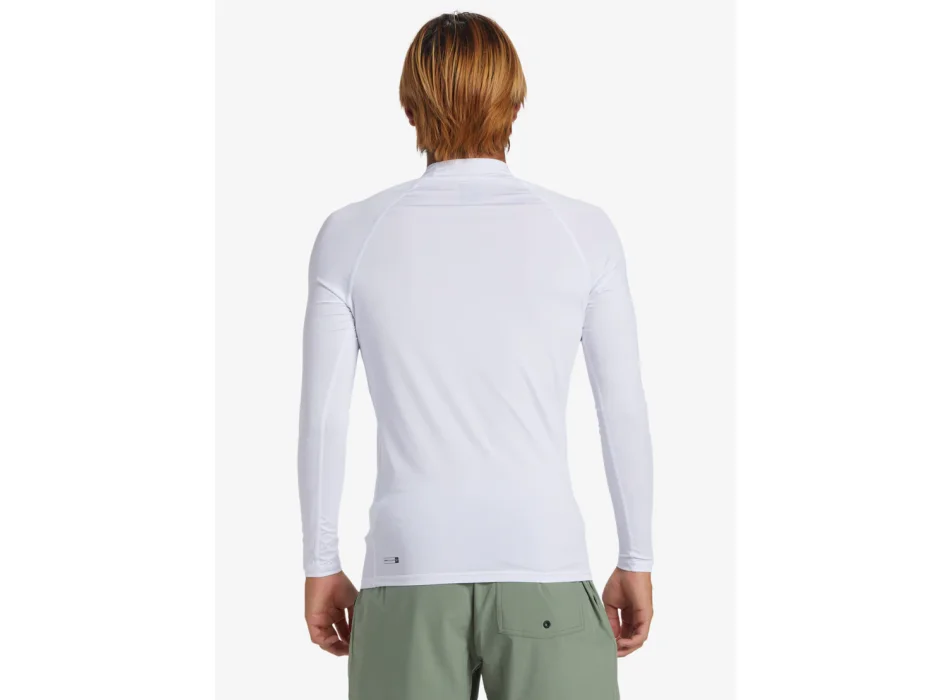 QUIKSILVER LYCRA SURF EVERYDAY MANICA LUNGA UPF50 WHITE