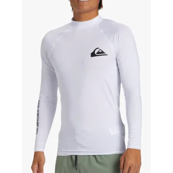 QUIKSILVER LYCRA SURF EVERYDAY MANICA LUNGA UPF50 WHITE