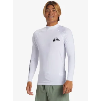 QUIKSILVER LYCRA SURF EVERYDAY MANICA LUNGA UPF50 WHITE