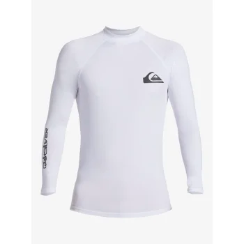 QUIKSILVER LYCRA SURF EVERYDAY MANICA LUNGA UPF50 WHITE