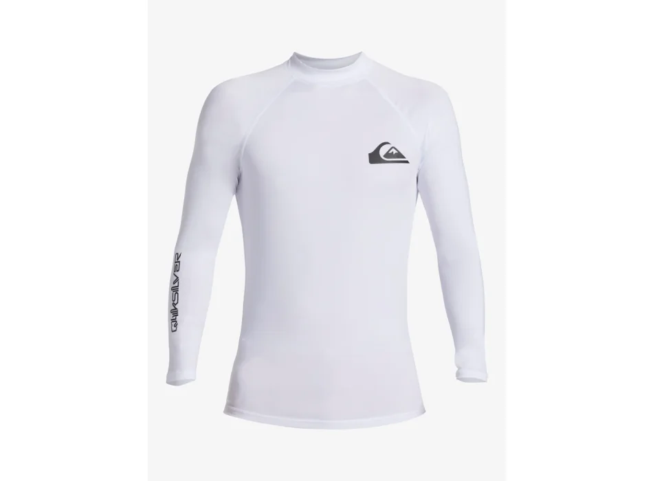 QUIKSILVER LYCRA SURF EVERYDAY MANICA LUNGA UPF50 WHITE