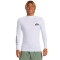 QUIKSILVER LYCRA SURF EVERYDAY MANICA LUNGA UPF50 WHITE