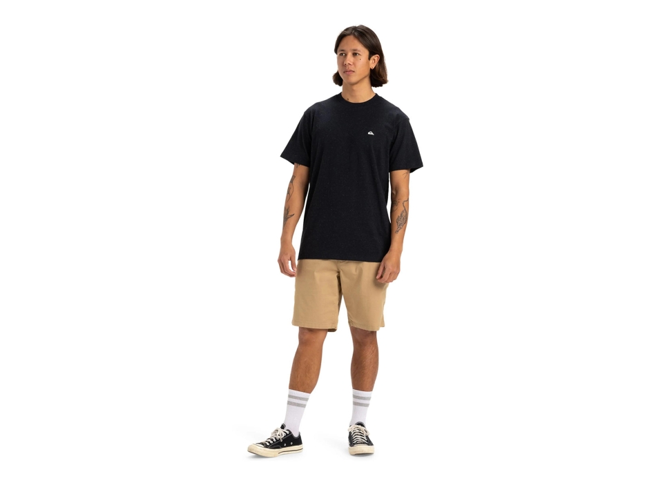 QUIKSILVER MW NEPS T-SHIRT LOGO BLACK