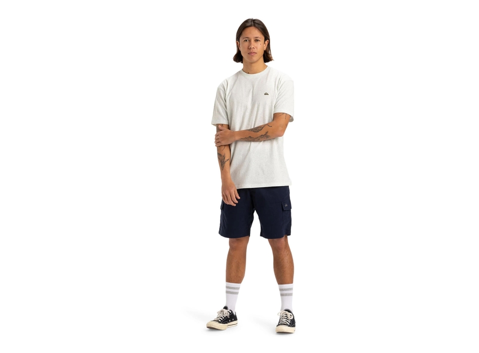 QUIKSILVER MW NEPS T-SHIRT LOGO SNOW WHITE