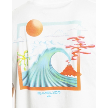 QUIKSILVER OCEAN BED T-SHIRT WHITE