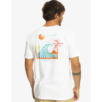 QUIKSILVER OCEAN BED T-SHIRT WHITE