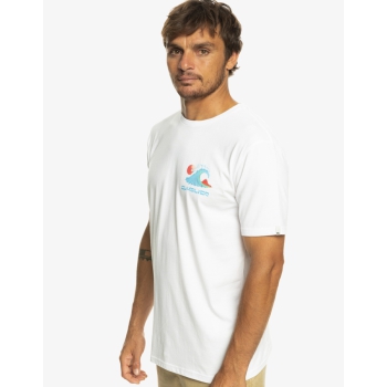 QUIKSILVER OCEAN BED T-SHIRT WHITE