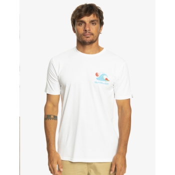 QUIKSILVER OCEAN BED T-SHIRT WHITE