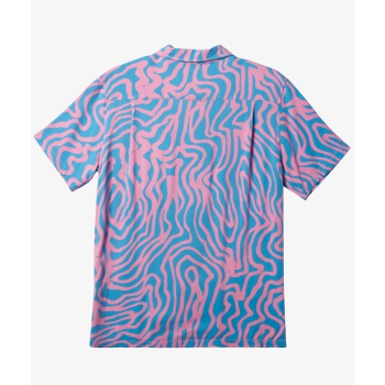 QUIKSILVER POOL PARTY CASUAL CAMICIA MANICHE CORTE
