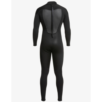 QUIKSILVER PROLOGUE 3/2 BACK ZIP BLACK