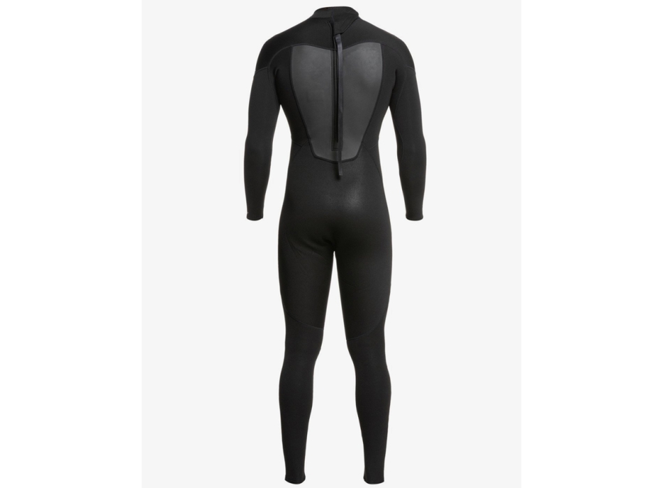 QUIKSILVER PROLOGUE 3/2 BACK ZIP BLACK