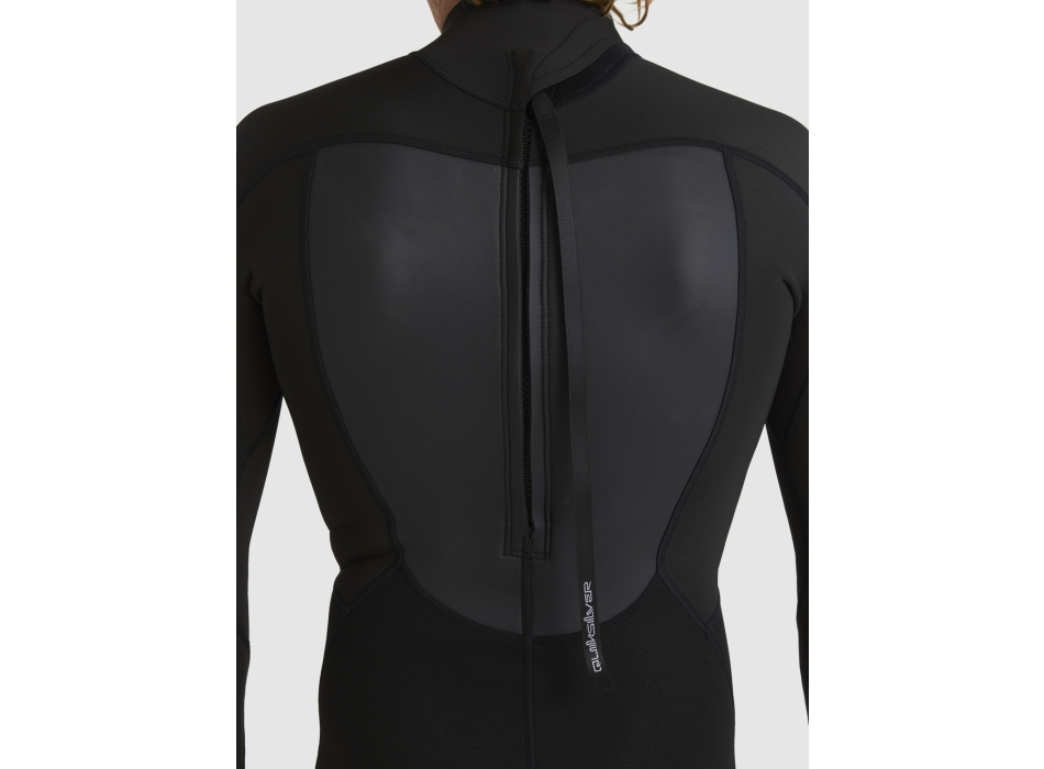 QUIKSILVER PROLOGUE 3/2 BACK ZIP BLACK