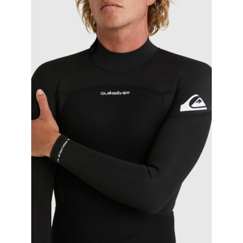 QUIKSILVER PROLOGUE 3/2 BACK ZIP BLACK