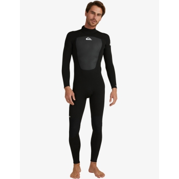 QUIKSILVER PROLOGUE 3/2 BACK ZIP BLACK