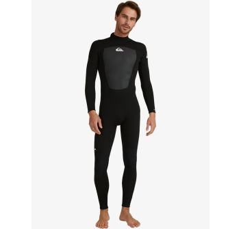 QUIKSILVER PROLOGUE 3/2 BACK ZIP BLACK